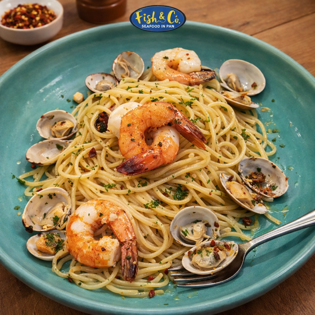 Mix Seafood Aglio Olio Fish & Co